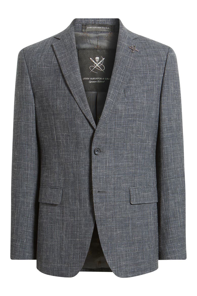 Bleecker Wool Blend Sport Coat, Alternate, color, NAVY