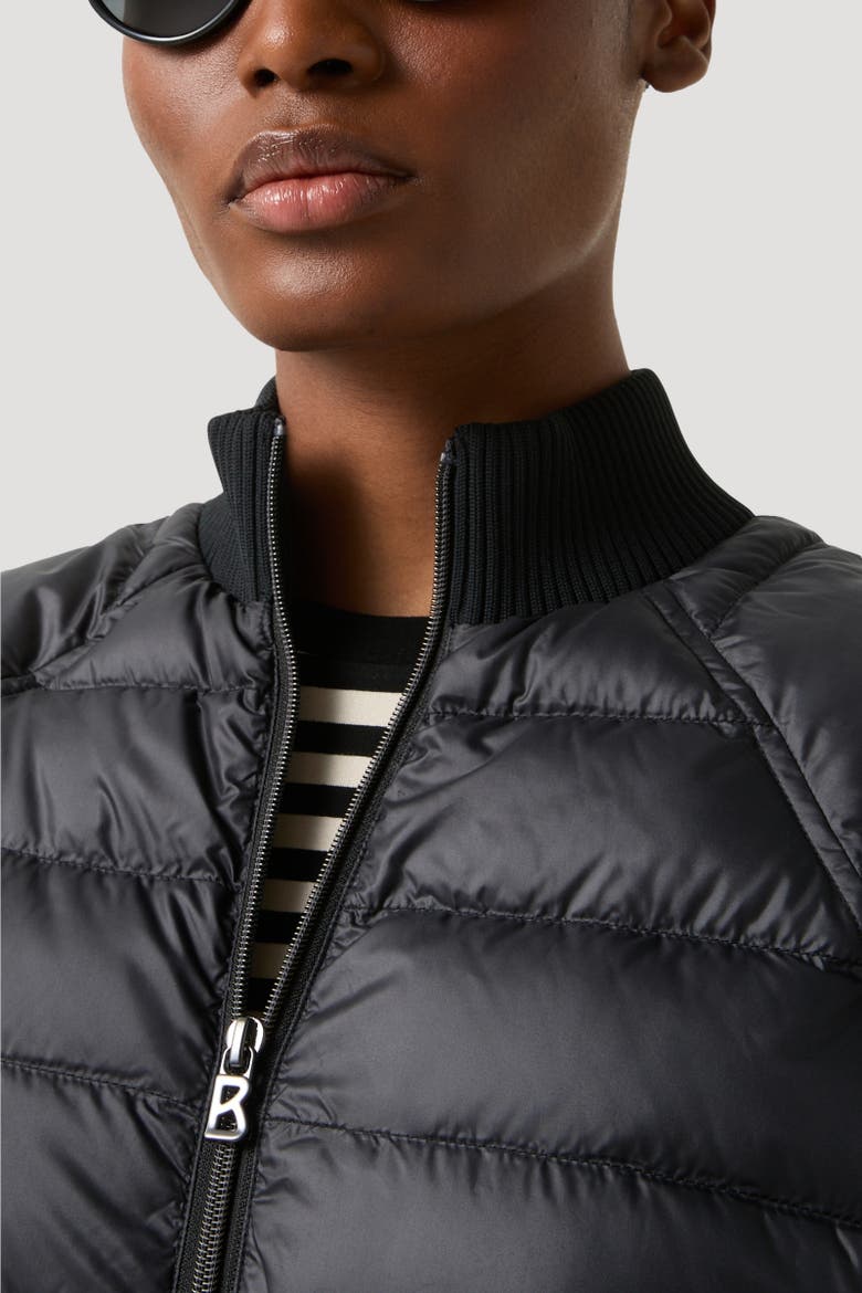 Nahla Hybrid Down Vest, Alternate, color, Black