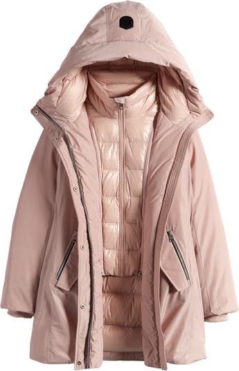 Kids' Shayna-T 800 Fill Power Down Jacket with Bib