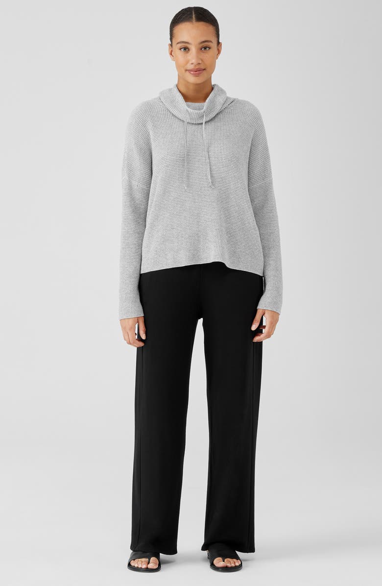 Eileen Fisher Cowl Neck Organic Cotton Pullover, Alternate, color, 