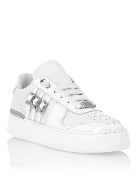Low Top Sneakers Belts Skull Women