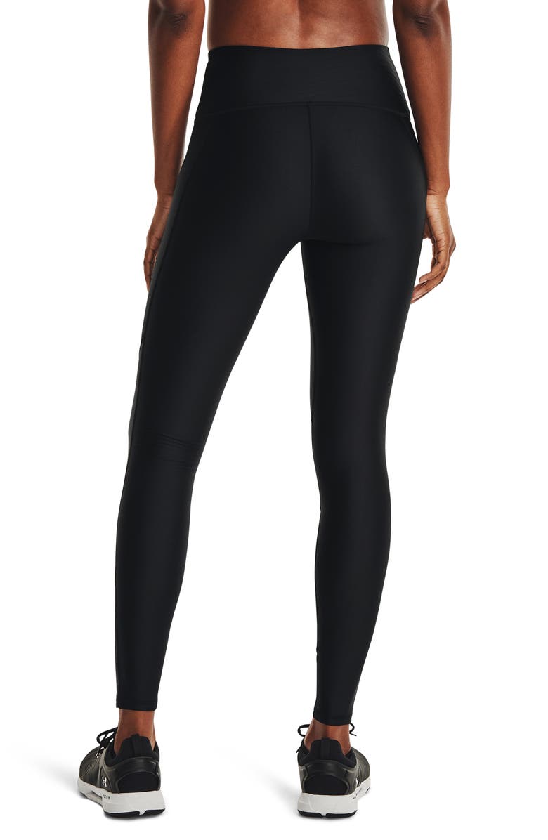 Under Armour HeatGear<sup>®</sup> Armour No-Slip Shine Pocket Leggings, Alternate, color,
