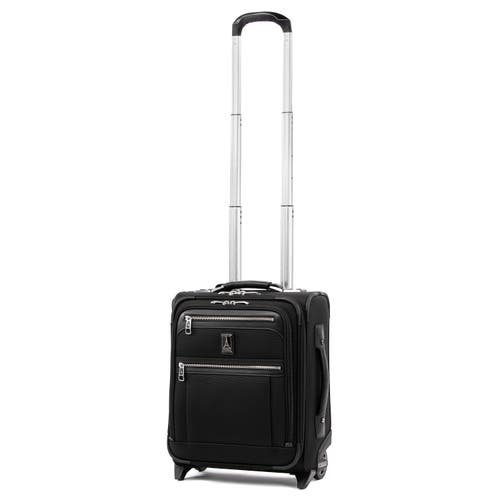 Travelpro Platinum Elite Softside Expandable Carry-on 16-inch 2 Wheel Luggage In Shadow Black