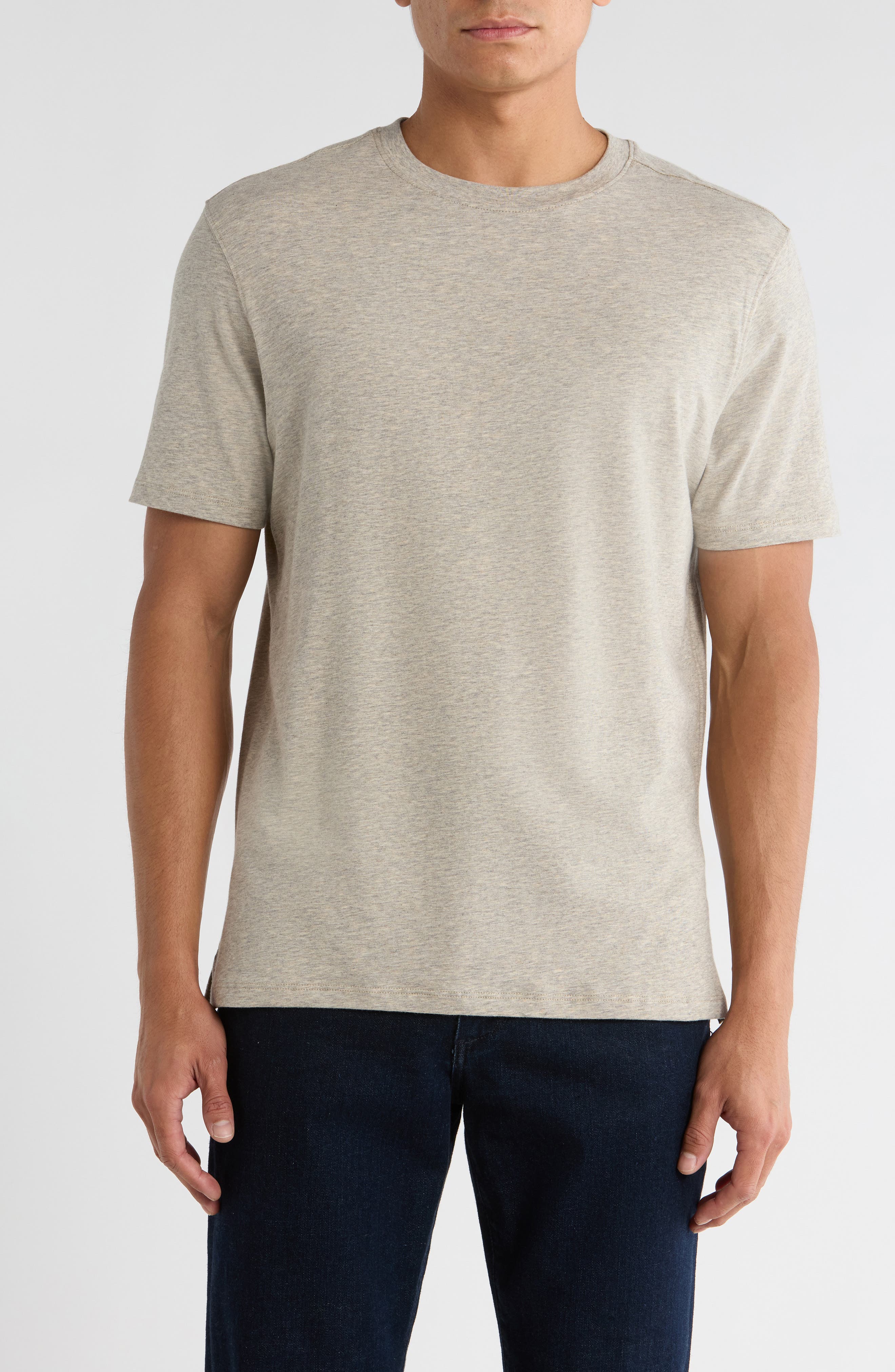 Robert Barakett Colson Mélange Stretch Pima Cotton T-Shirt