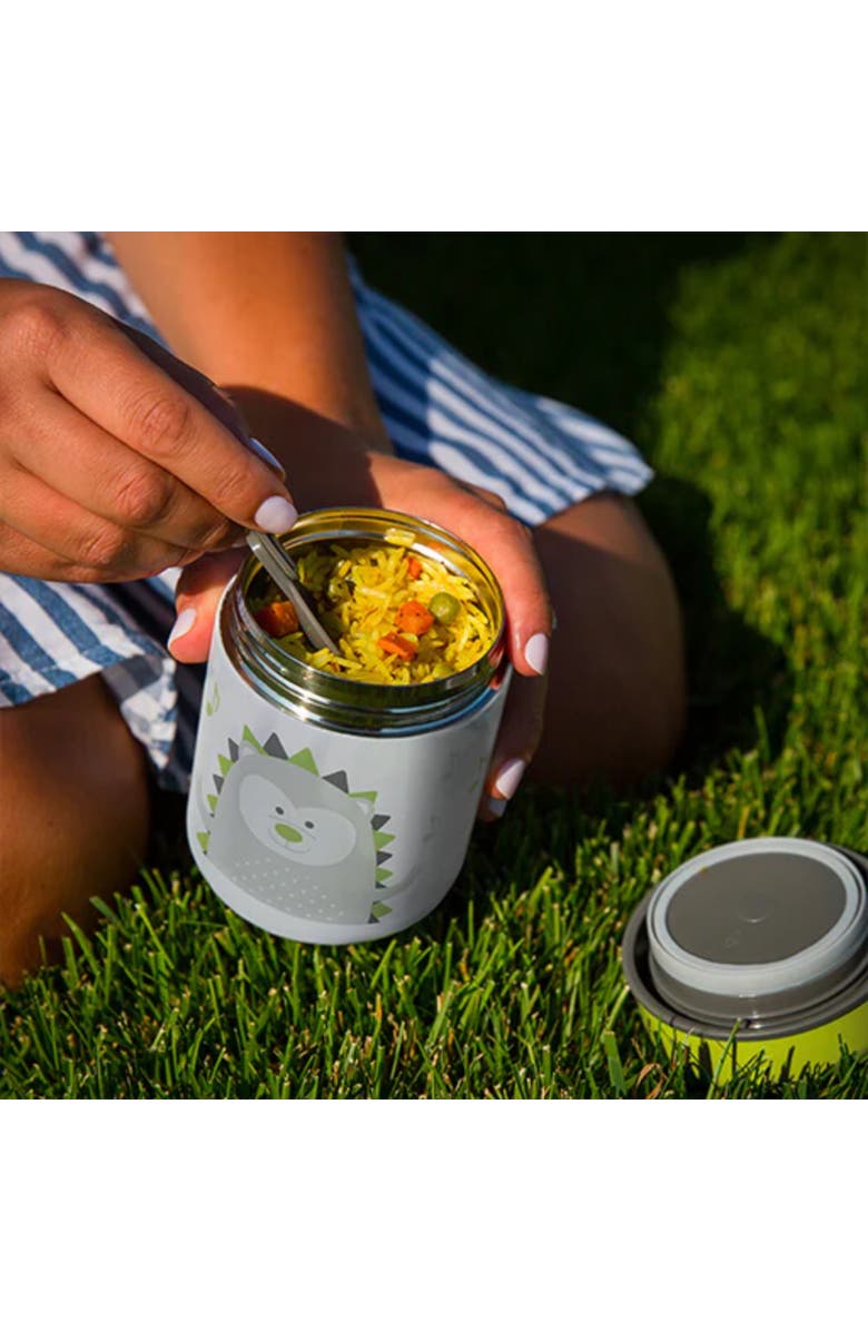 bbluv Foöd Thermal Food Container with Spoon, Alternate, color, Lime