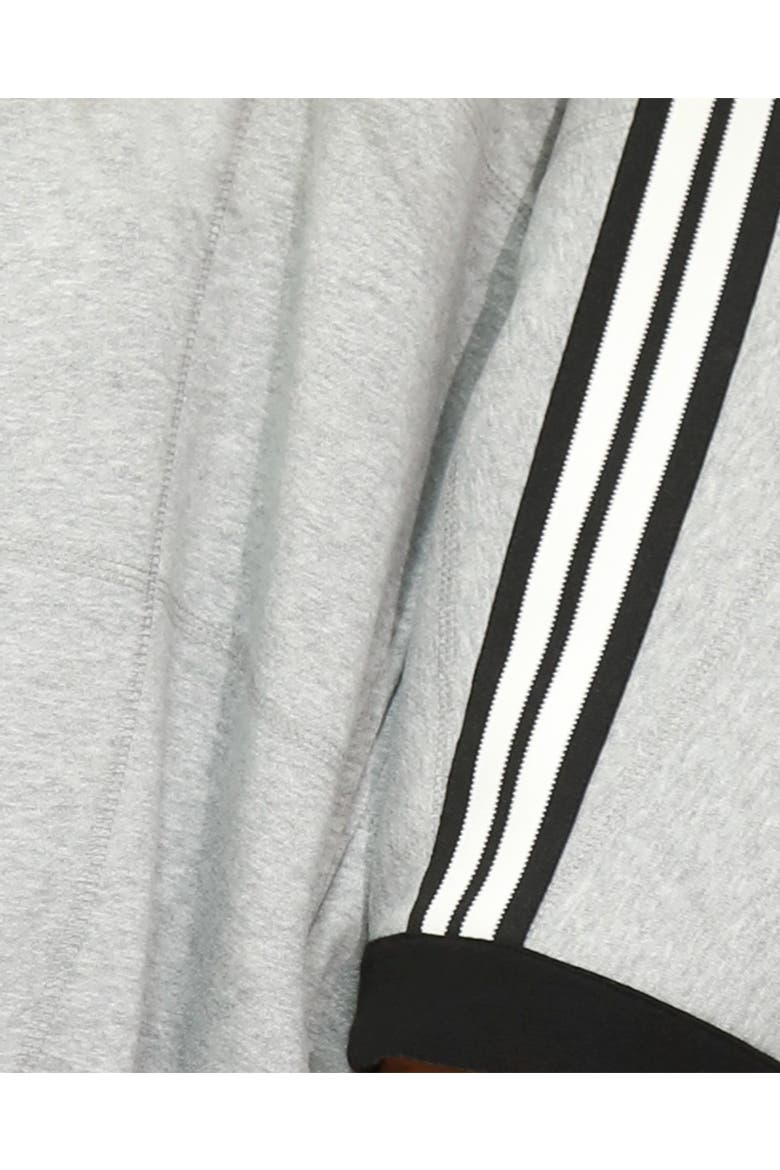 Living by the Ocean Oversized Striped Hoodie, Alternate, color, Grey