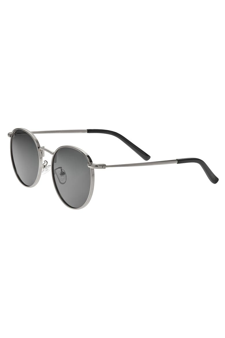 Dade Polarized Sunglasses, Main, color, Silver/Silver