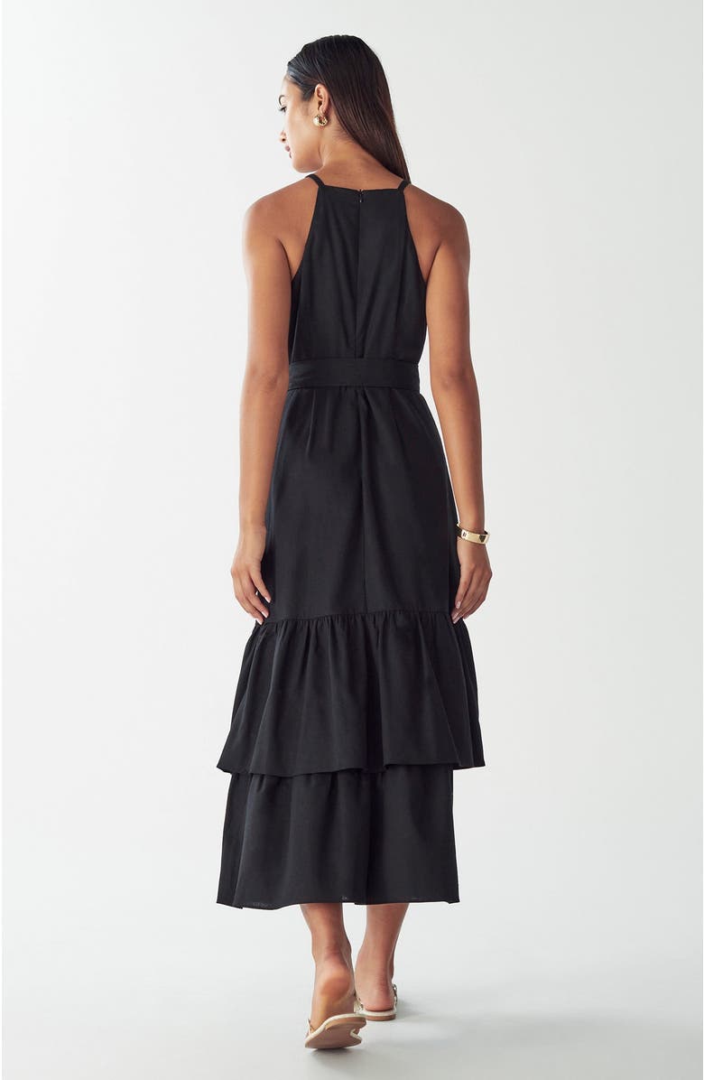 WILLA Lou Tiered Dress, Alternate, color, Black