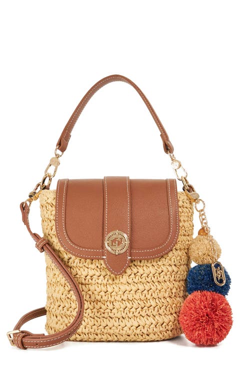 Dimple Raffia Handbag