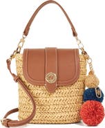 Dune London Dimple Raffia Handbag