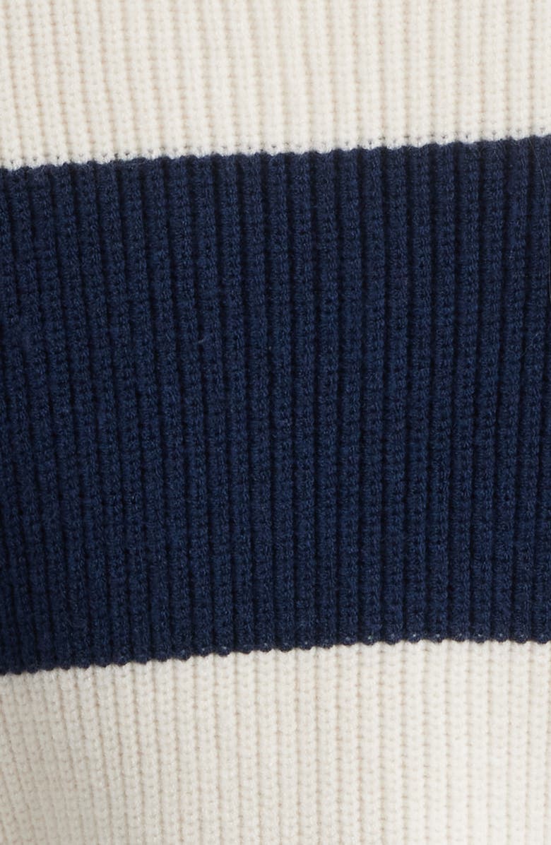 525 america Lottie Rugby Stripe Cardigan, Alternate, color, Dark Blue Multi