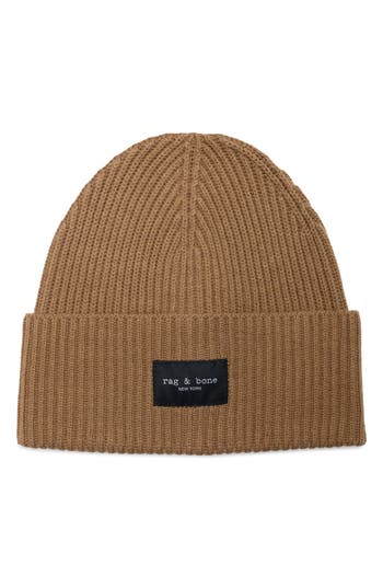Rag & Bone Ryan Cuffed Beanie In Brown