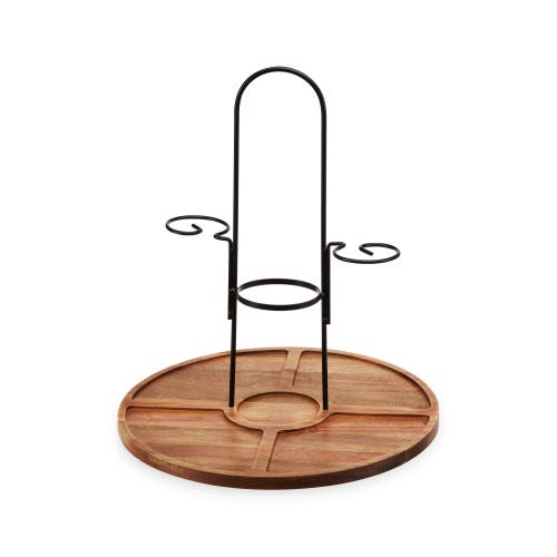 Twine Wine And Cheese Caddy In Brown