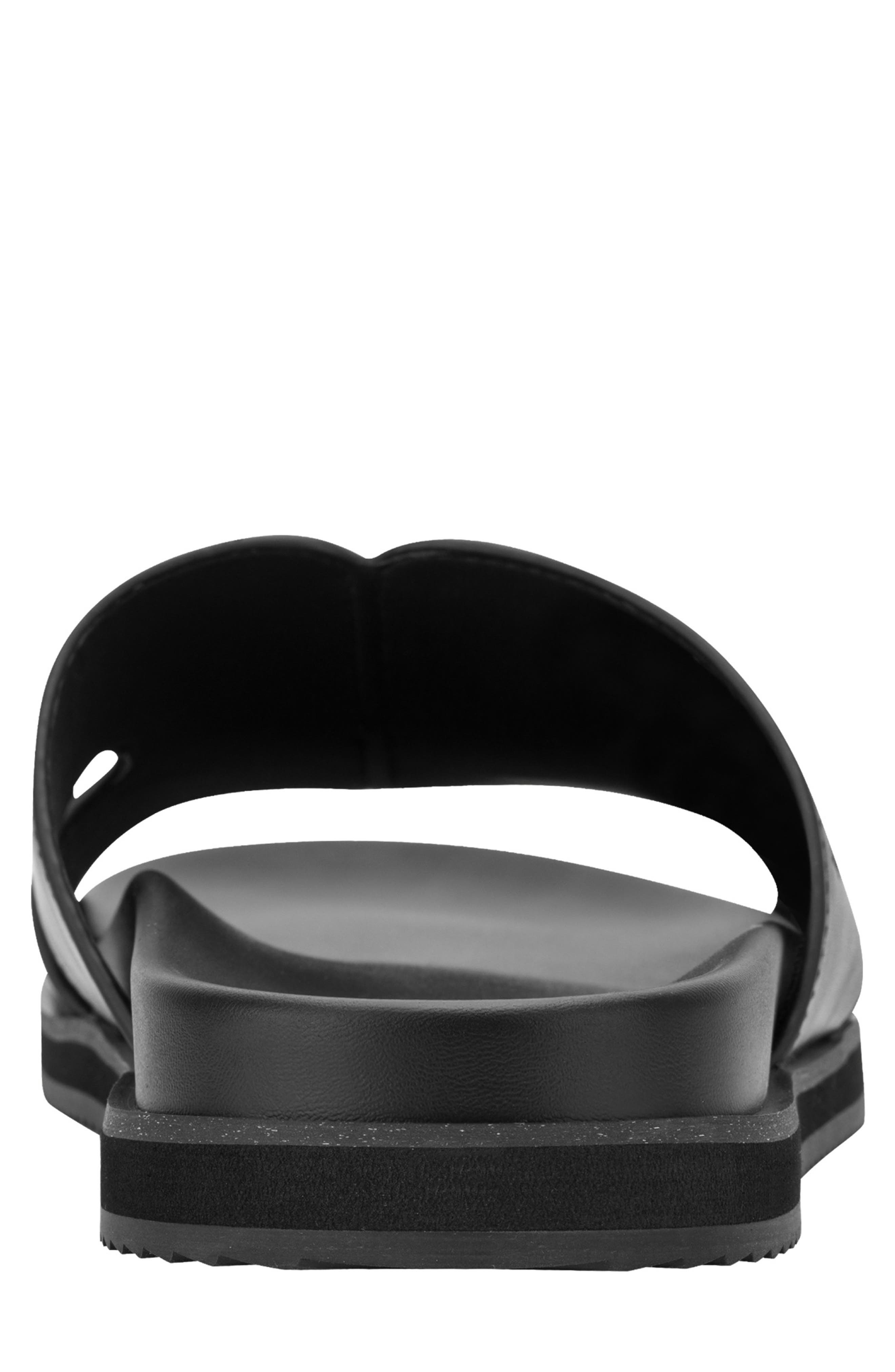 Tommy Hilfiger Welch Slide Sandal, Alternate, color, Black