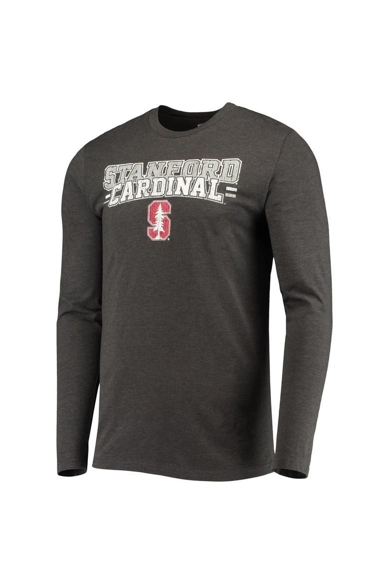 Men's Concepts Sport Cardinal/Heathered Charcoal Stanford Cardinal Meter Long Sleeve T-Shirt & Pants Sleep Set, Alternate, color, Cardinal