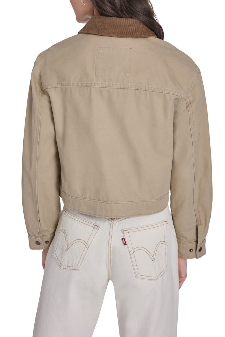 Crop Utility Jacket, Alternate, color, ECRU
