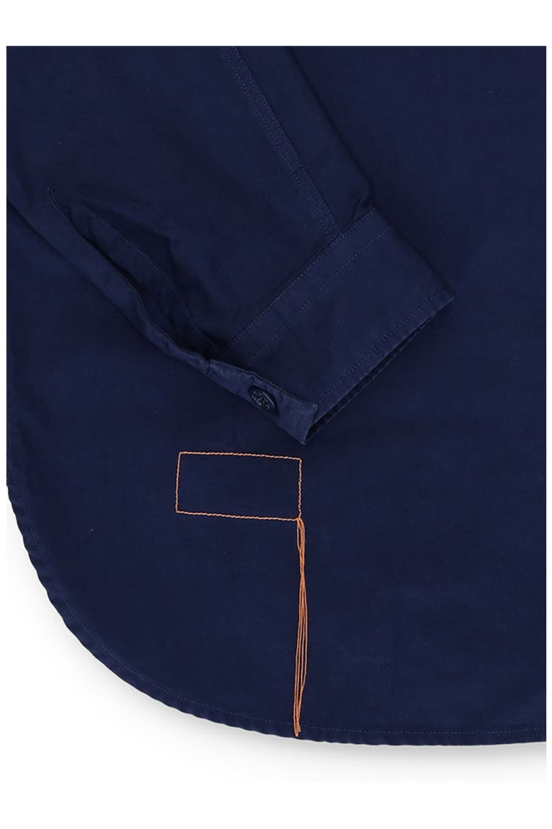 CPO Twill Cotton Overshirt, Alternate, color, INDACO