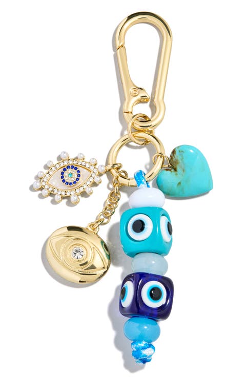Evil Eye Cluster Key Ring Bag Charm