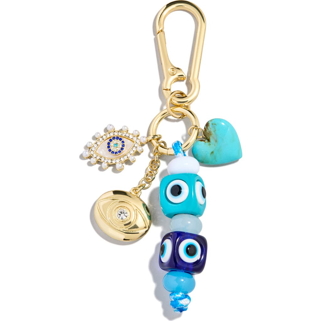 Baublebar Evil Eye Cluster Key Ring Bag Charm In Gold