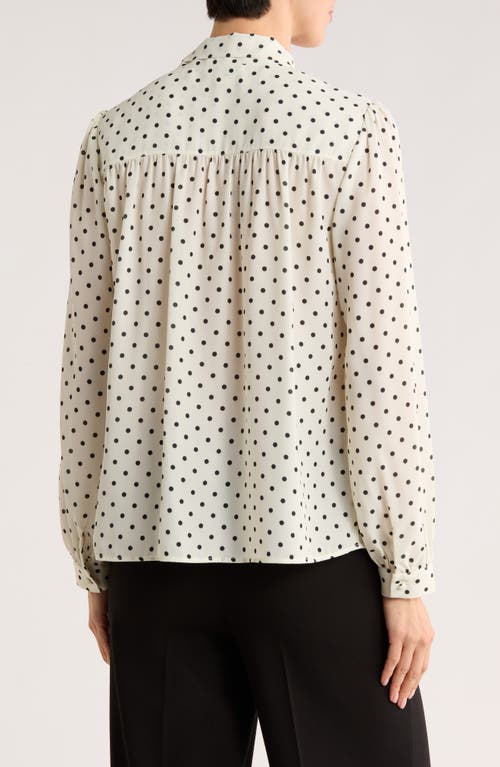 Gemma + Jane Tie Neck Georgette Top