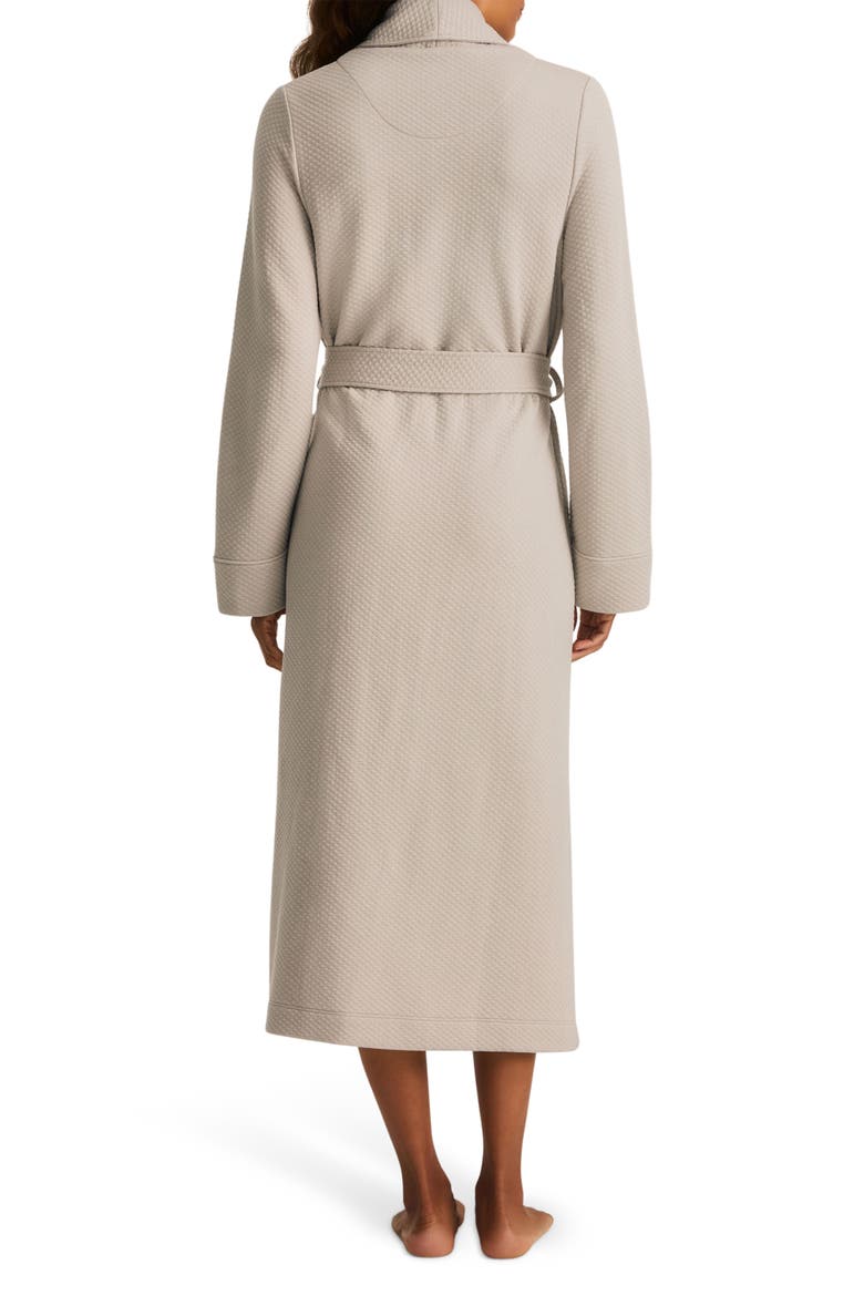 Ophelia Jacquard Pima Cotton Blend Robe, Alternate, color, MINK