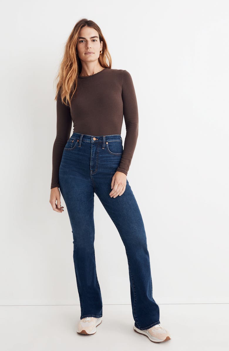 Madewell High Waist Skinny Flare Jeans, Alternate, color, 