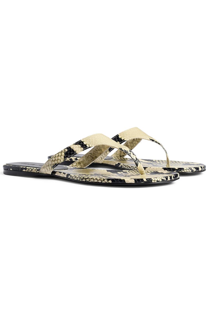 Khaite Archer Flip Flop, Main, color, Natural