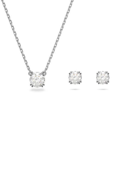 Stilla Stud Earrings & Necklace Set