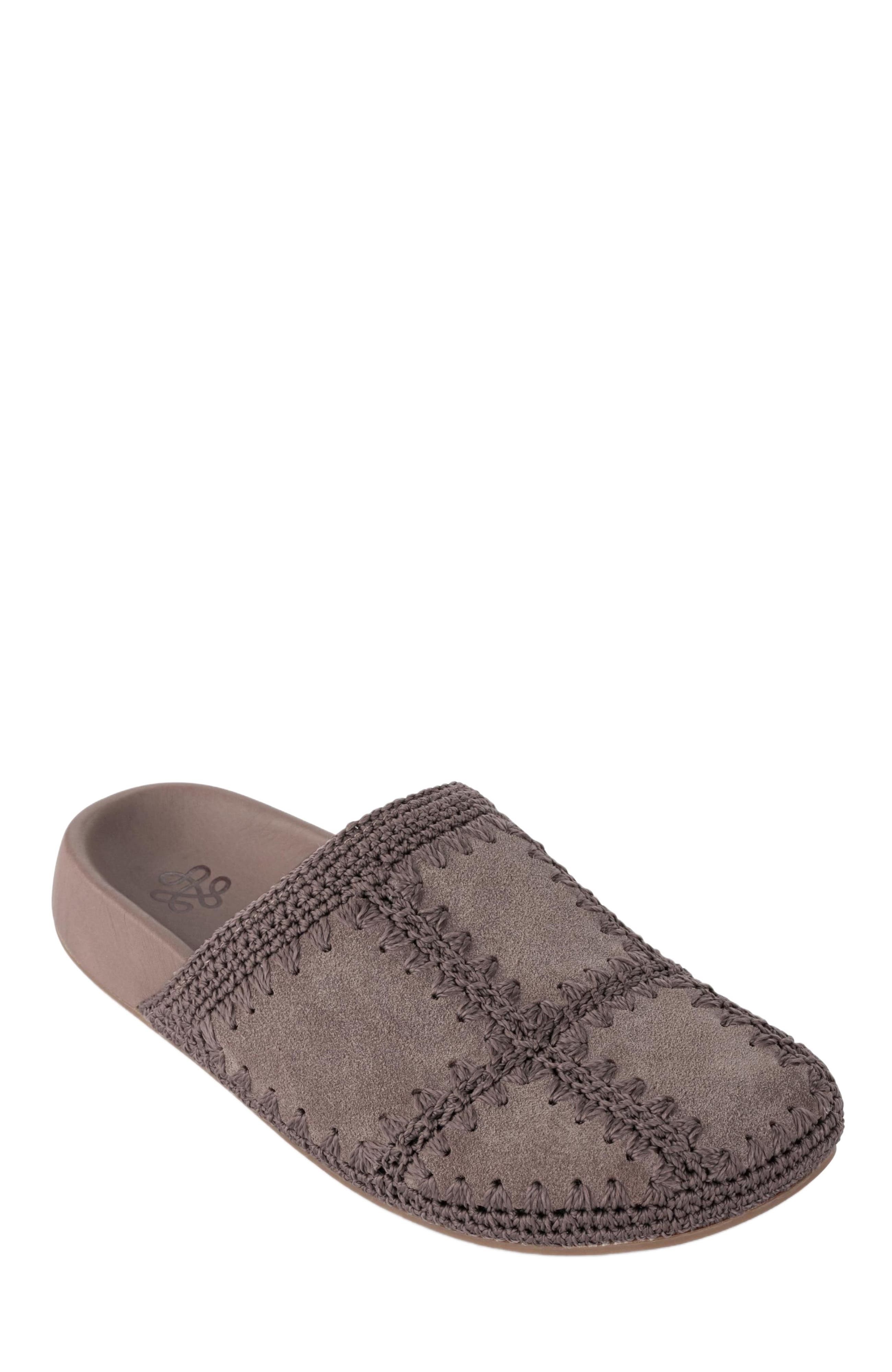 The Sak Bolinas Suede Clog Shoe, Alternate, color, Mushroom Suede Patch