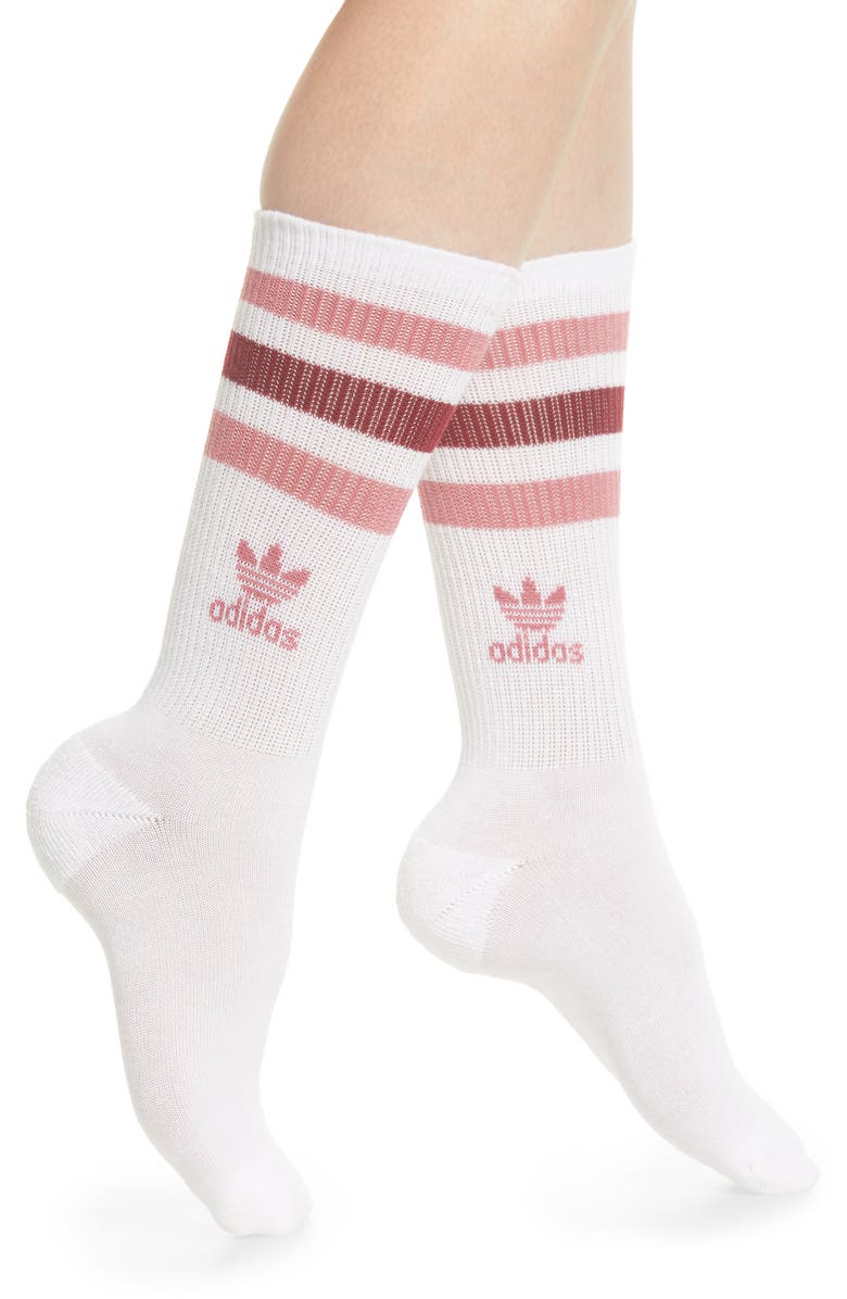 adidas 3-Stripes Crew Socks, Main, color, 