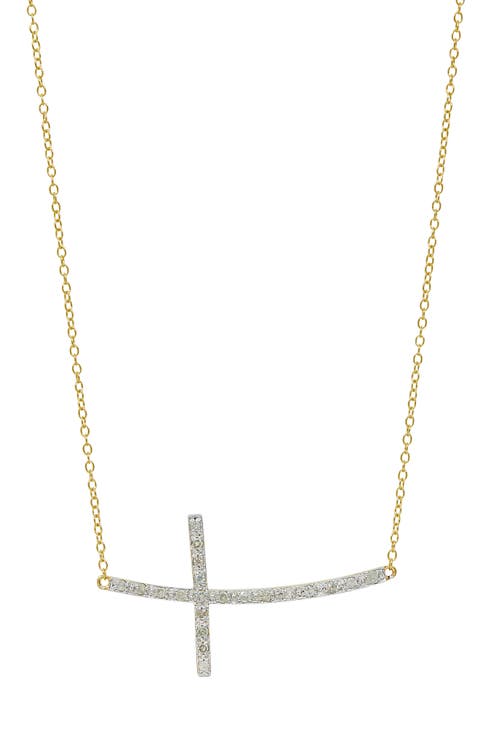 Diamond Cross Pendant Necklace