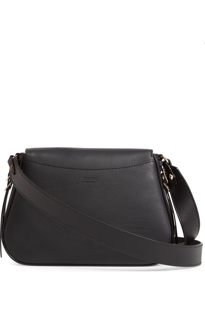 Jimmy Choo Varenne Leather Shoulder Bag, Alternate, color,