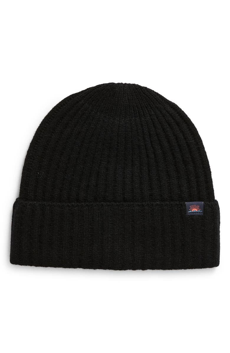 Faherty Ribbed Cashmere Beanie, Main, color, 