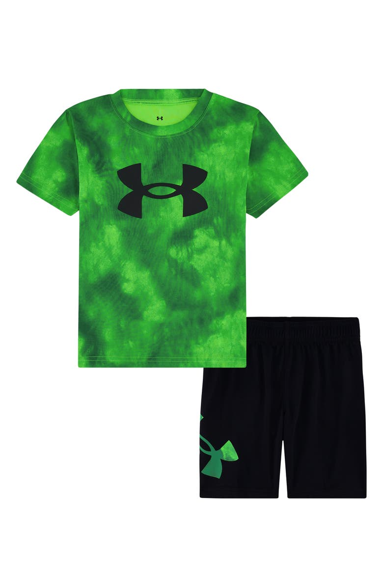 Under Armour Performance Tech Print T-Shirt & Shorts Set, Main, color,