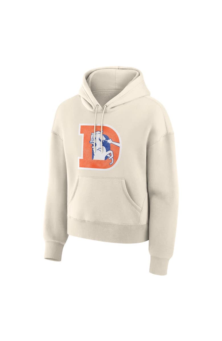 FANATICS Women's Fanatics Cream Denver Broncos Dove Legacy Pullover Hoodie, Alternate, color, Cream