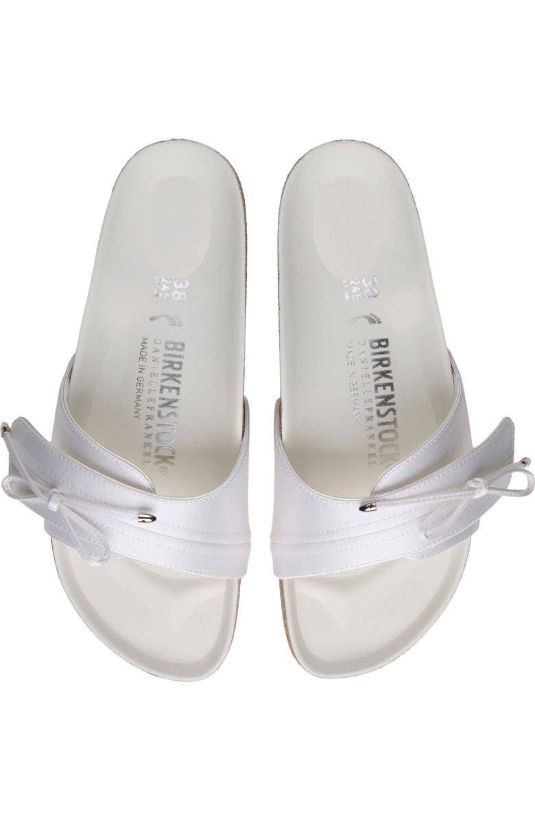Birkenstock x Danielle Frankel x Danielle Frankel Madrid Satin Slide Sandal, Alternate, color, White