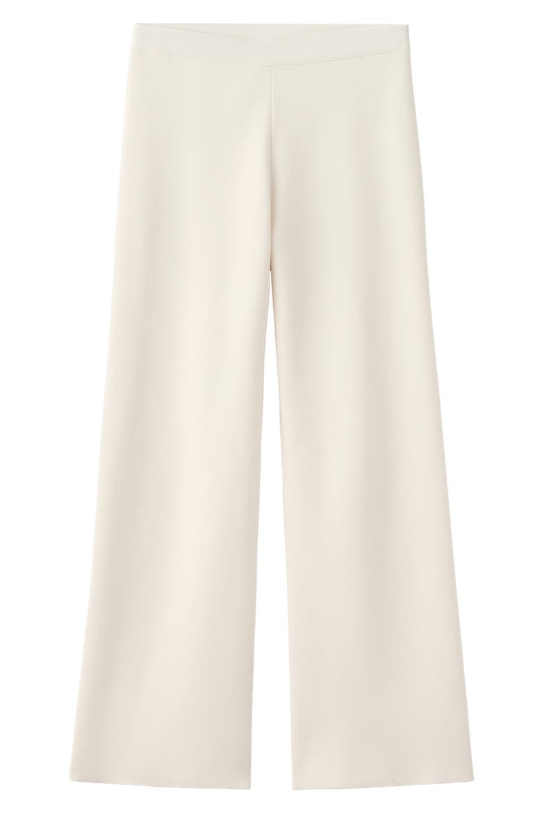 Fine Knit Straight Leg Pants, Alternate, color, ECRU