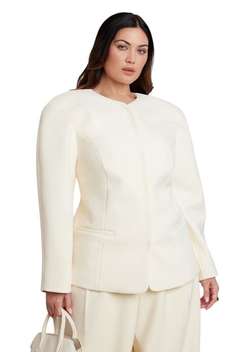 Rounded Hourglass Blazer