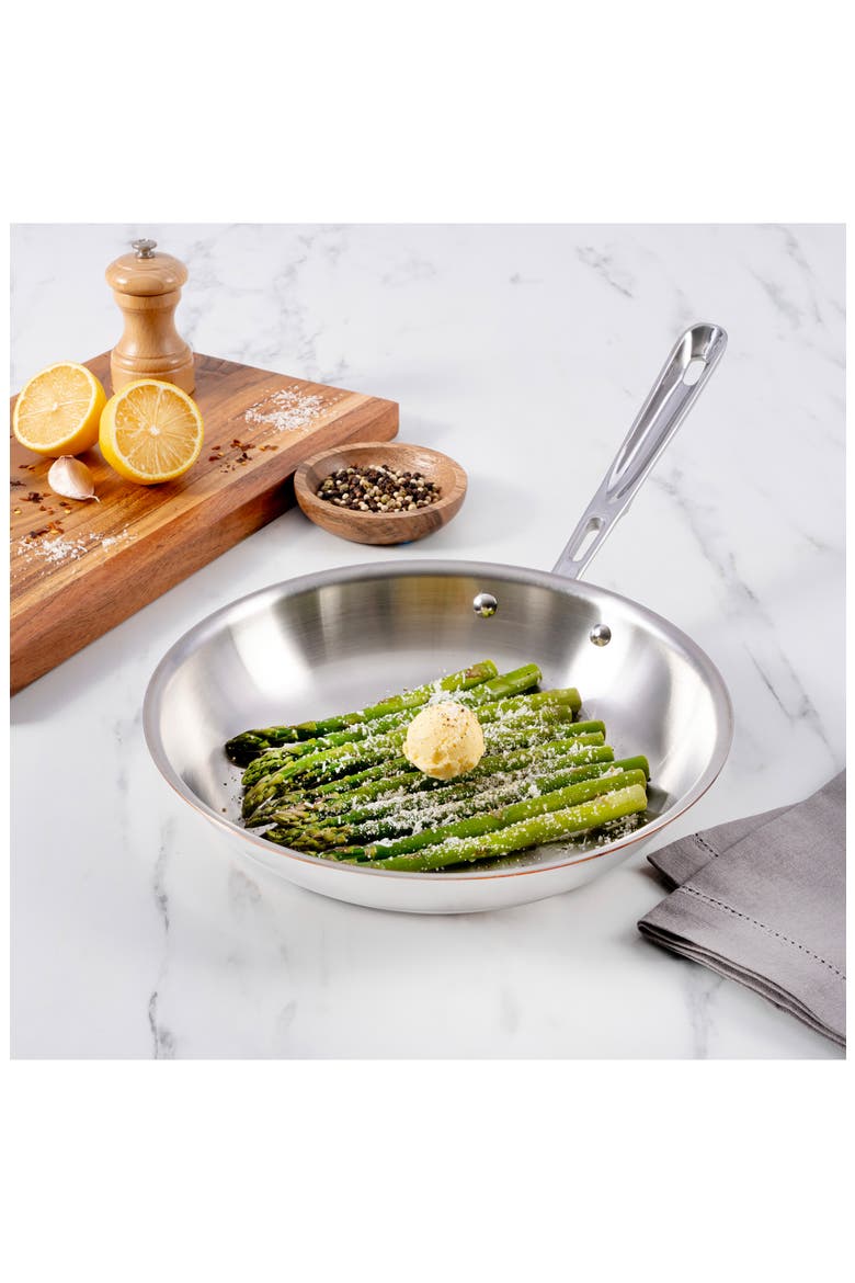 Copper Core 10-Inch Fry Pan, Alternate, color, SILVER