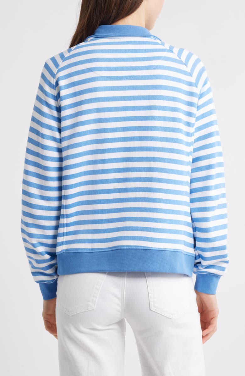 Hatley Marina Stripe Half Zip Pullover, Alternate, color,