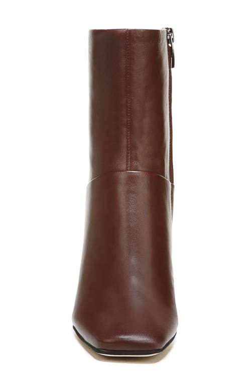 Sarto By Franco Sarto Flexa Comfort Leather Bootie In Brown