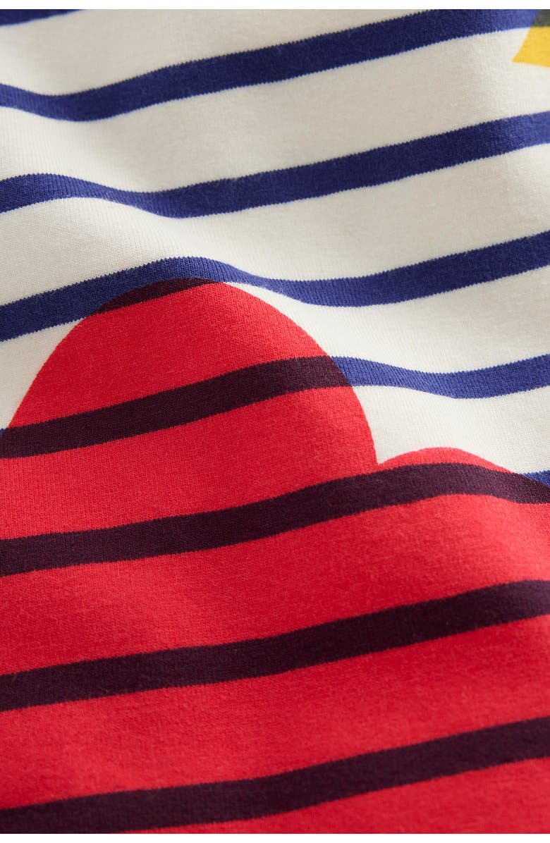 Mini Boden Kids' Fun Print Leggings, Alternate, color, Stripe Shapes