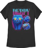 KPop Demon Hunters Women's KPop Demon Hunters Supernatural Derpy Graphic T-Shirt