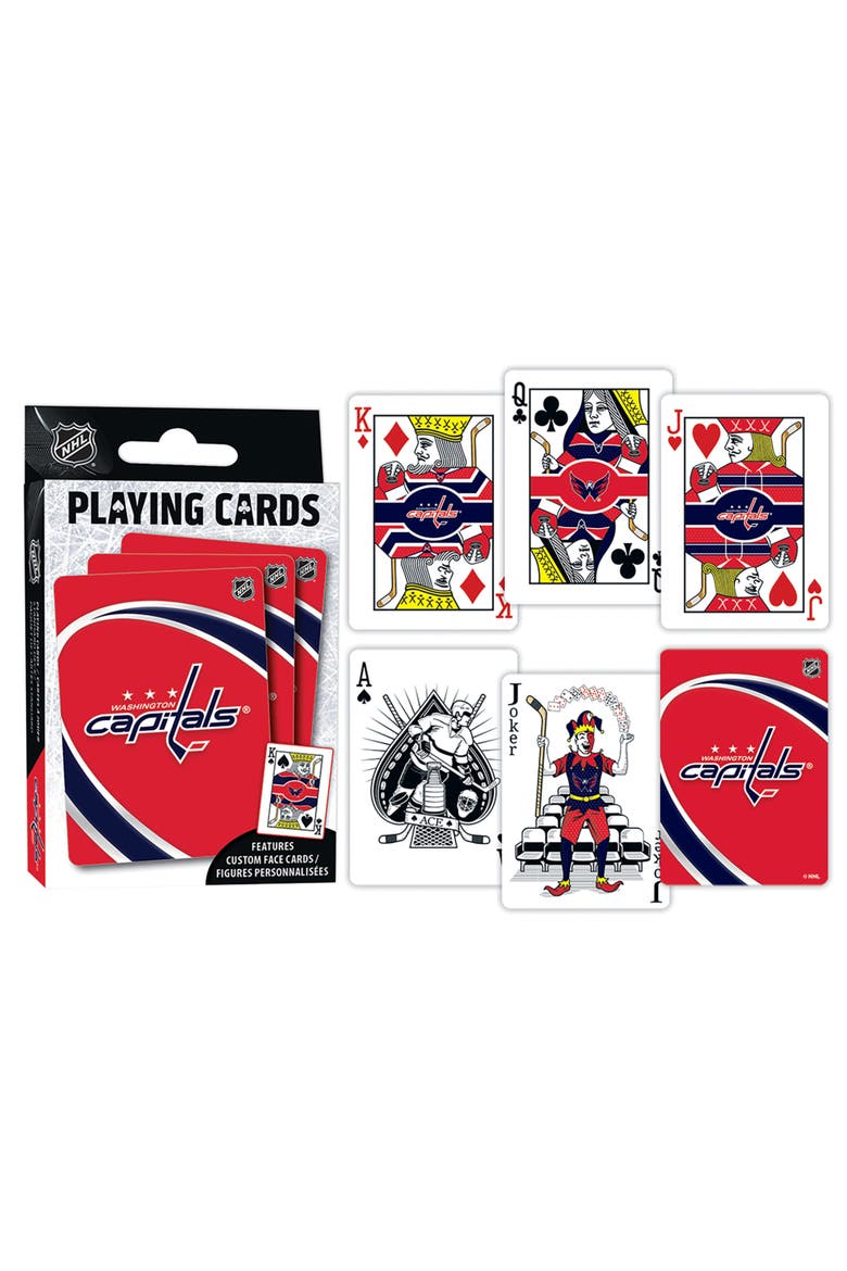 Washington Capitals Playing Cards, Alternate, color, Multicolor