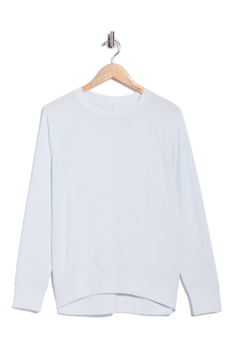 Drew Crewneck Sweatshirt, Alternate, color, BLUE ANCIENT