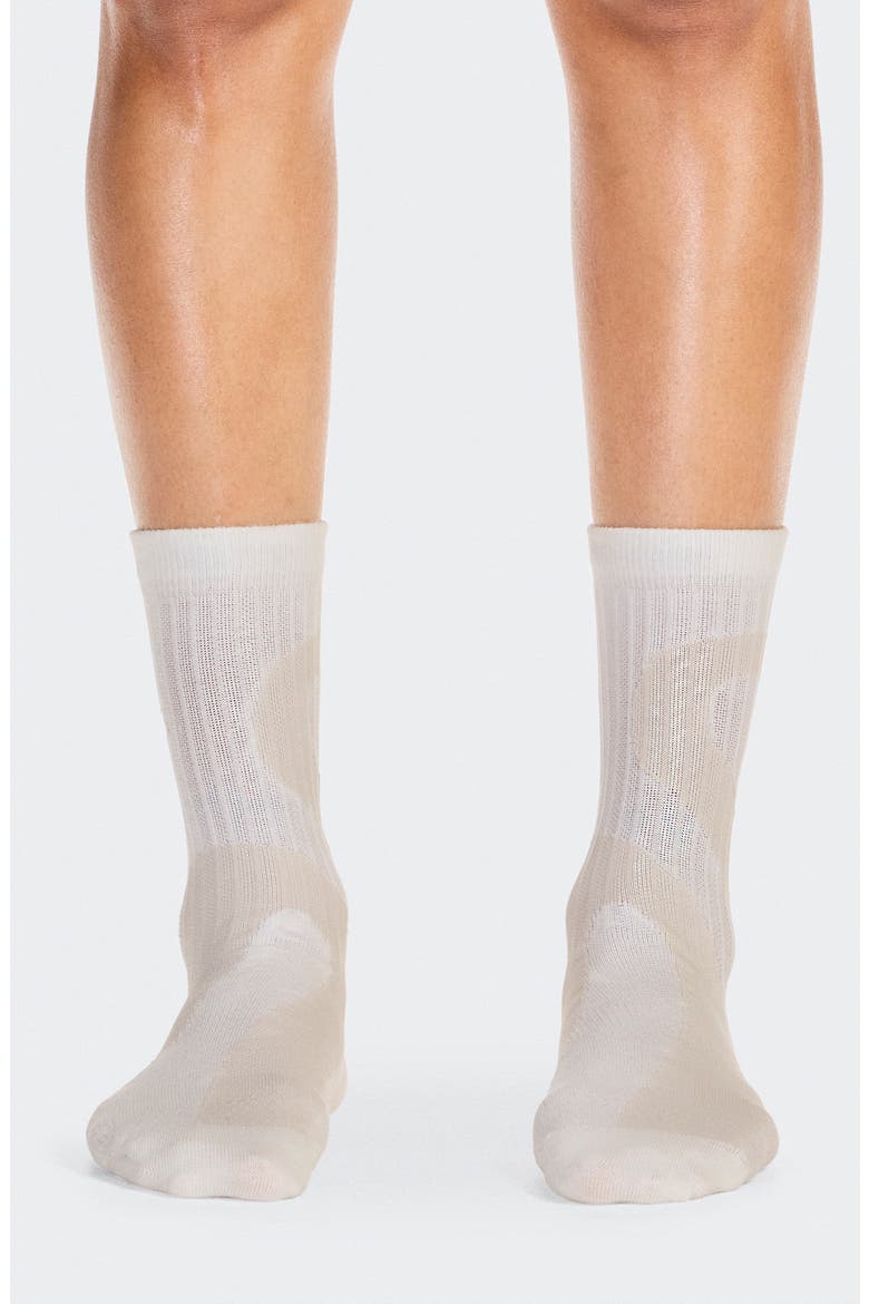 Liquid Logo High 2-Pack Socks, Alternate, color, IVORY/ TIN