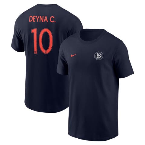 Men's Nike Deyna Castellanos Navy Bay FC Core Crew Neck T-Shirt