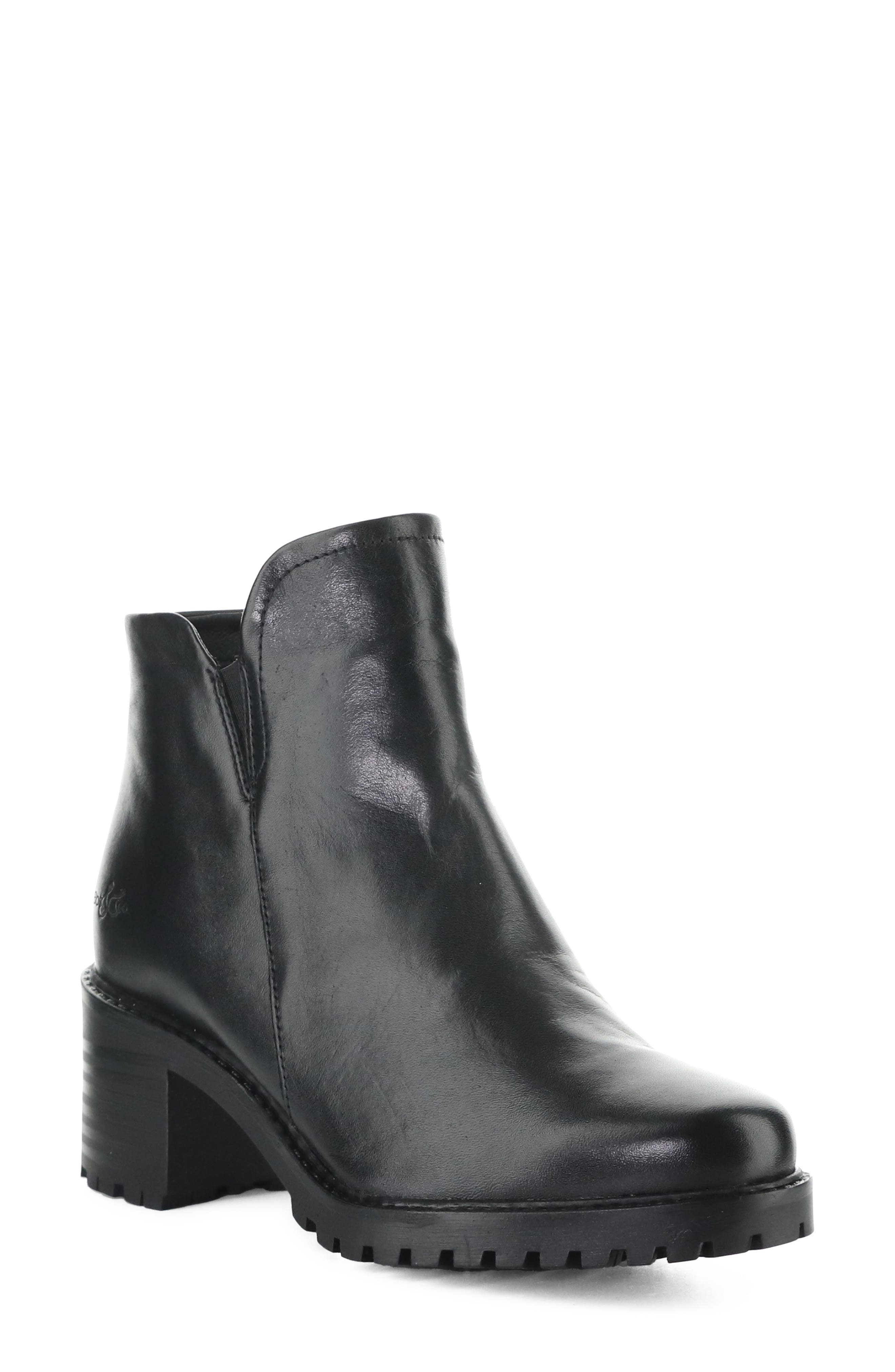 BLACK FEEL LEATHER