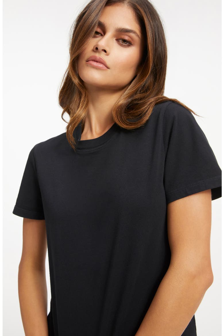 Classic Cotton T-Shirt, Alternate, color, BLACK001