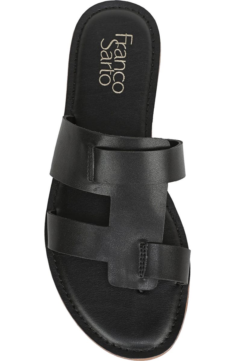 Franco Sarto Jerina Sandal, Alternate, color, Black Faux Leather